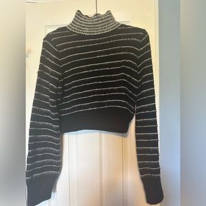 Topshop Turtleneck Fluffy Sweater